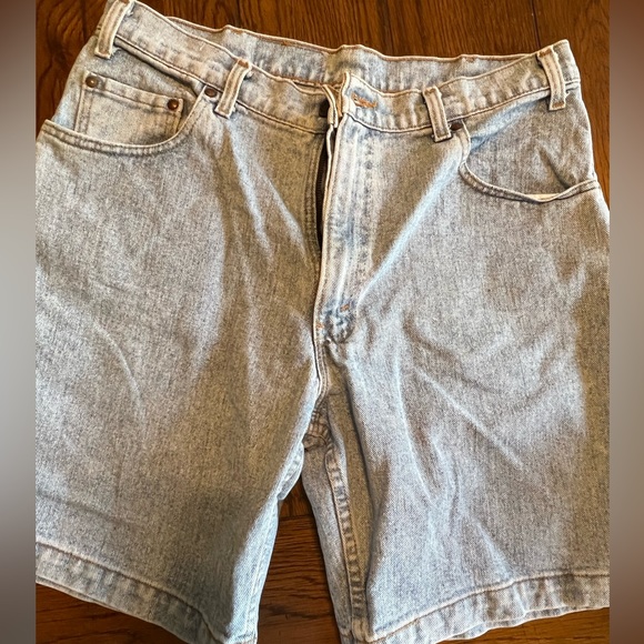 Levi's Shorts Vintage 545 Mens Levis Shorts Loose Fit 36 Black Bat